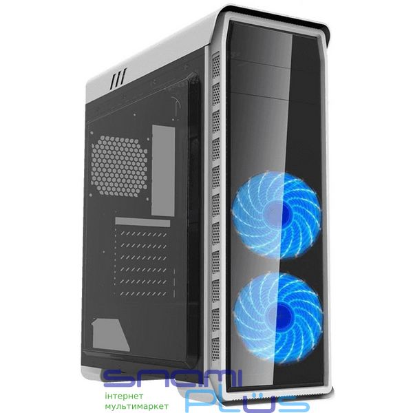 Корпус GameMax Elysium White, без БП, Midi Tower, ATX / Micro ATX / Mini ITX, 1хUSB 3.0, 2хUSB 2.0, 4x120 мм LED, 400x185x470 мм, 0.5 мм, 4.7 кг 211895 фото