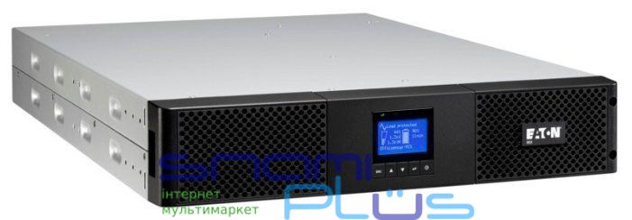 Источник бесперебойного питания Eaton 9SX, Black, 2U, 2000VA / 1800 Вт, 8xC13, USB / RS232, LCD экран, 86.5x438x608 мм, 26.5 кг (9SX2000IR) 197718 фото