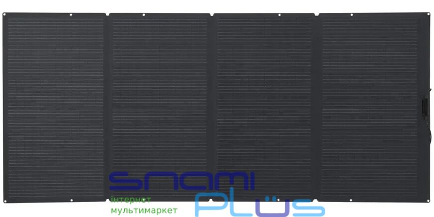 Солнечная панель EcoFlow 400W Solar Panel, 400W, MC4, 11А/48V, IP68, монокристаллический кремний, мобильная 252729 фото