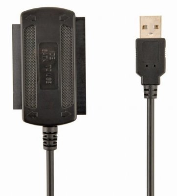 Перехідник Cablexpert USB на IDE 2.5'/3.5' і SATA адаптери (AUSI01) 206713 фото