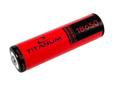 Акумулятор 18650, 1200 mAh, Titanum, 1 шт, Li-ion, Bulk 273580 фото