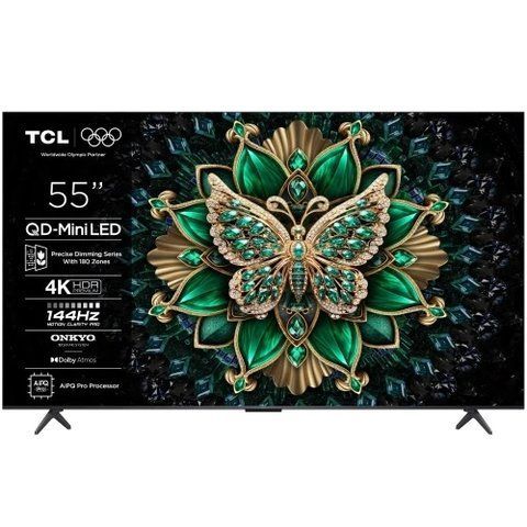 Телевизор 55" TCL 55C6K, Black 313247 фото