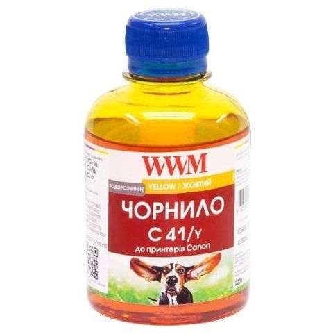 Чорнило WWM Canon CL-31/38/41/51, CLI-8Y/36, Yellow, 200 мл, водорозчинне (C41/Y) 6636 фото