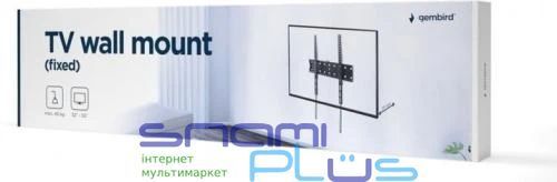 Настенное крепление LCD/Plasma TV 32-55" Gembird WM-55F-02 черное, нагрузка: до 40 кг 274738 фото