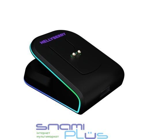 Мышь беспроводная Hator Hellyberry HM47 Pro, Black/Violet, док-станция 326637 фото