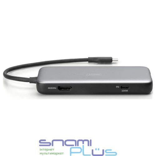 Док-станция Digitus USB-C 7 Port, Black/Grey (DA-70914) 299782 фото