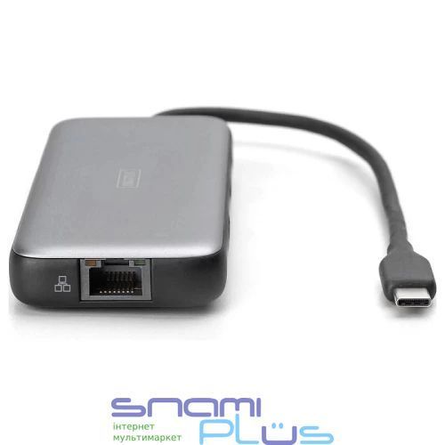 Док-станция Digitus USB-C 7 Port, Black/Grey (DA-70914) 299782 фото