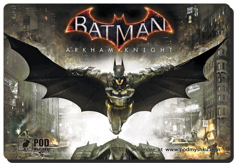 Килимок Pod Mishkou 'Batman: Arkham Khight', поліестерова тканина, 320x220x2 мм 208116 фото