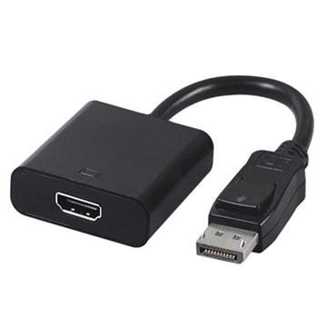 Адаптер DisplayPort (M) - HDMI (F), Cablexpert, Black, 10 см (A-DPM-HDMIF-002) 161857 фото
