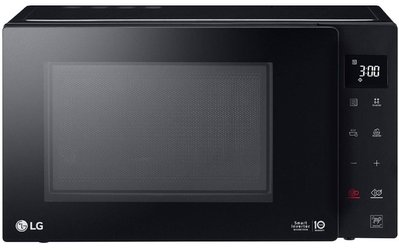 Мікрохвильова піч LG MS2336GIB Black, 1000W, 23 л, звичайна, 5 рівнів потужності, 12 програм, управління сенсорне 202775 фото