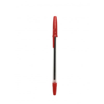 Ручка кулькова 0.7 мм, H-Tone, червона, 50 од (JJ20101C-red) 247173 фото