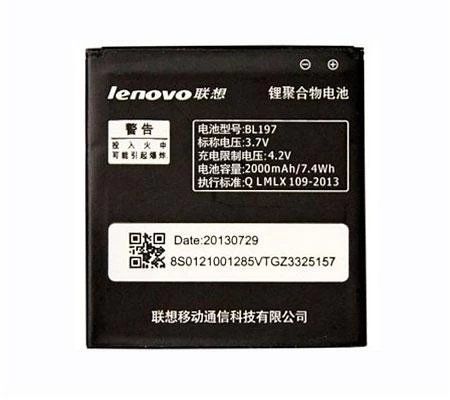 Акумулятор Lenovo BL197, 2000 mAh (A820, S889t, S899t, S720, A800, A798t) 118209 фото