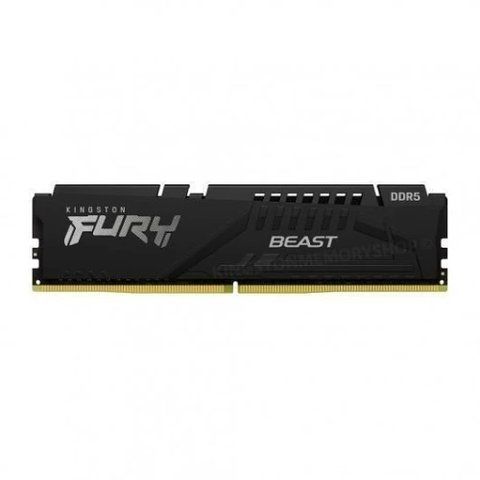 Пам'ять 16Gb DDR5, 6000 MHz, Kingston Fury Beast, Black (KF560C36BBE2-16) 310299 фото