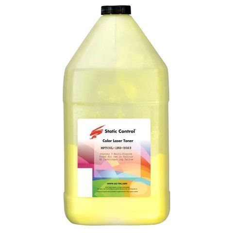 Тонер HP / Canon Universal, Yellow, 1 кг, Static Control "Odyssey 3" (MPTCOL-1KG-YOS3) 305480 фото