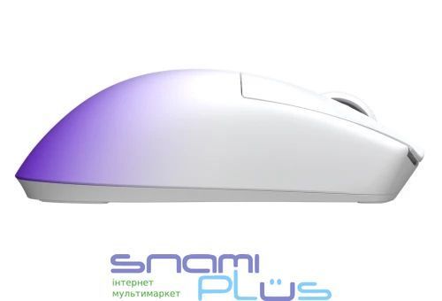 Мышь беспроводная Hator Hellyberry HM47 Pro, White/Violet, док-станция 326638 фото