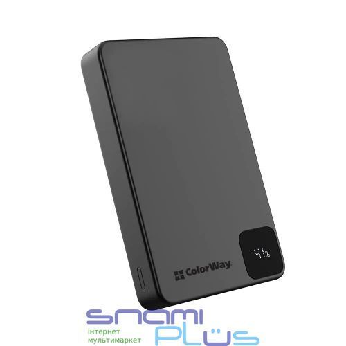Універсальна мобільна батарея 10000 mAh, ColorWay, Black, 20 Вт (CW-PB100LPA1BK-WPDD) 323769 фото