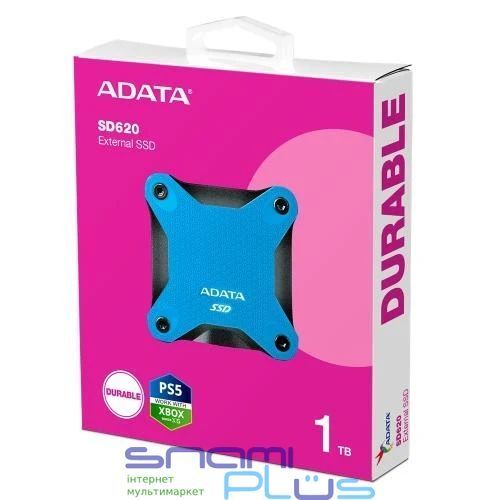 Внешний накопитель SSD, 1Tb, ADATA SD620, Blue (SD620-1TCBL) 284698 фото