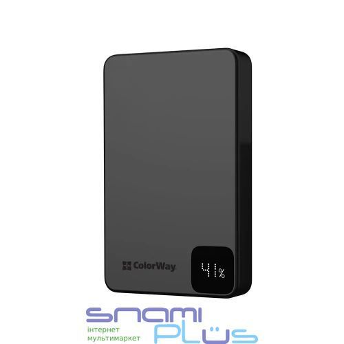 Універсальна мобільна батарея 10000 mAh, ColorWay, Black, 20 Вт (CW-PB100LPA1BK-WPDD) 323769 фото