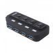 Хаб USB Maxxter HU2A-4P-AC-02, Black 235593 фото 1