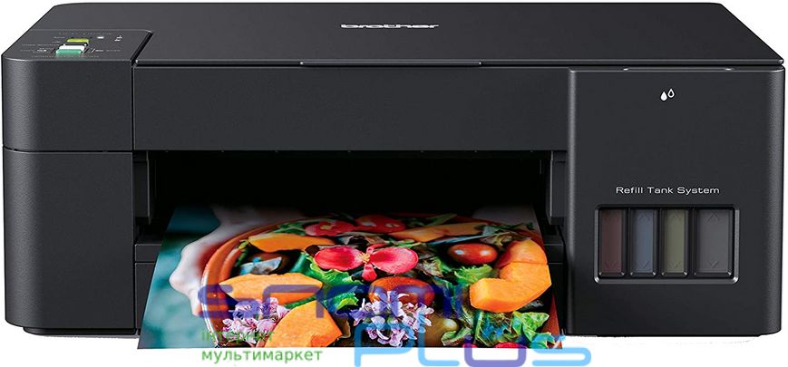 БФП струменевий кольоровий A4 Brother DCP-T420W, Black, WiFi, 1200x6000 dpi, до 16/9 стор/хв, USB, вбудоване СБПЧ, чорнило BTD60 / BT5000 (DCPT420WR1) 223458 фото