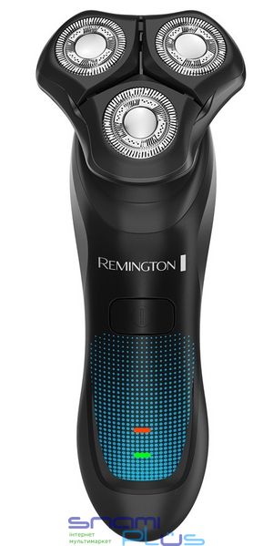 Электробритва Remington XR1430 Hyperflex Aqua, Black, роторная, сухо-влажное бритье, 3 головки, триммер, индикатор зарядки, антибактериальное покрытие головок, работа от аккумулятора 259638 фото