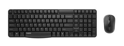 Комплект бездротовий Rapoo X1800S Black, Optical, клавіатура+миша 180226 фото