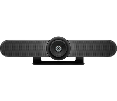 Веб-камера Logitech ConferenceCam MeetUp, Black, 4K (3840x2160/30 fps), мікрофон 27 дБ, моторизована система керування, 5-кратне масштабування, підтримка гучного зв'язку з Bluetooth, підтримка технології RightSense (960-001102) 201707 фото