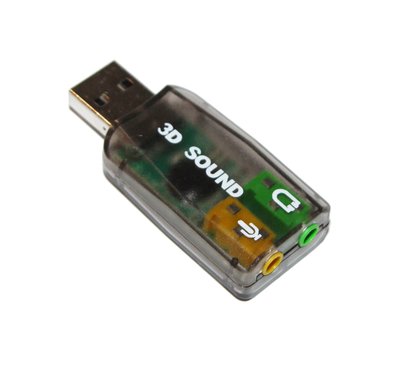 Звукова карта USB 2.0, 5.1, Dynamode 3D Sound, Black, 90 дБ, Xear 3D, Blister (USB-SOUNDCARD2.0) 149335 фото