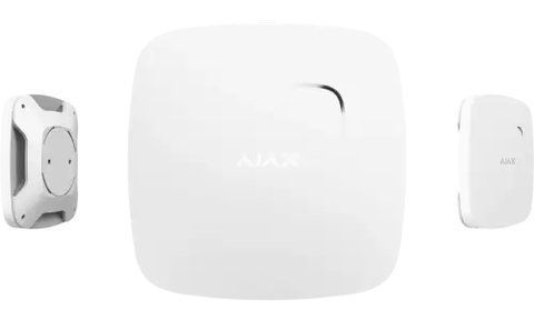 Беспроводной датчик дыма, температуры и угарного газа Ajax FireProtect Plus, White 198462 фото