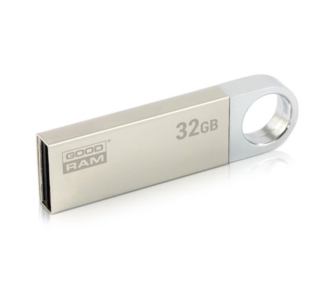 USB Flash Drive 32Gb Goodram UUN2, Silver, металевий корпус (UUN2-0320S0R11) 140332 фото