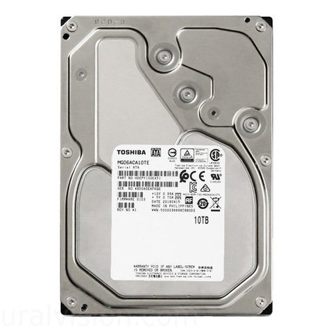 Жорсткий диск 3.5' 10Tb Toshiba Enterprise Capacity, SATA3, 256Mb, 7200 rpm (MG06ACA10TE) 191642 фото