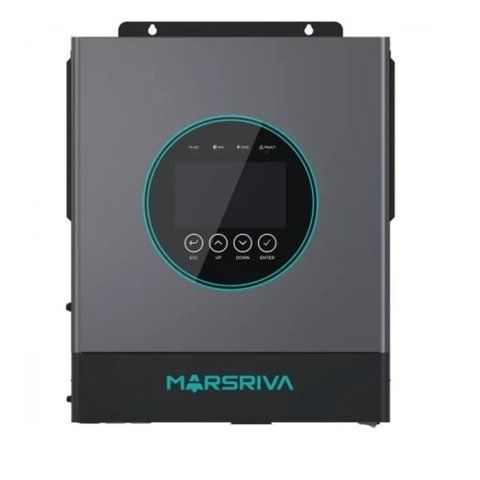 Гібридний інвертор Marsriva, Black, 6.5 кВт, однофазний, 1 MPPT, 48V (MR-SPF6.5K-LP1-TL20E) 326403 фото