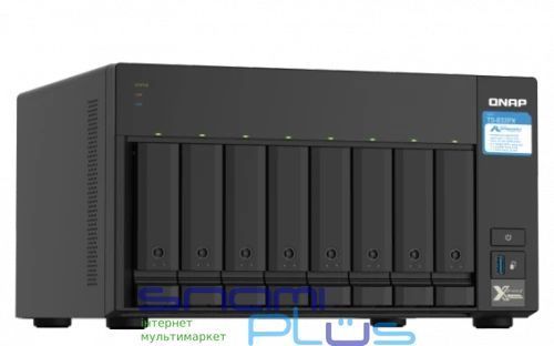 Мережеве сховище QNAP TS-832PX-4G, Black 233780 фото
