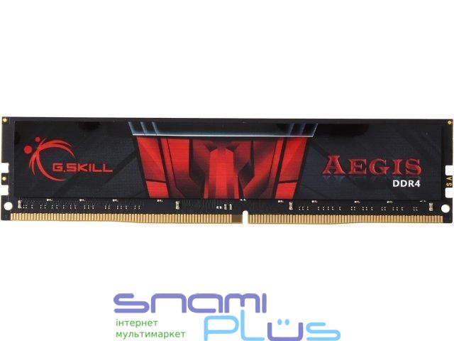 Память 8Gb DDR4, 2666 MHz, G.Skill Aegis, 19-19-19-43, 1.2V (F4-2666C19S-8GIS) 172151 фото