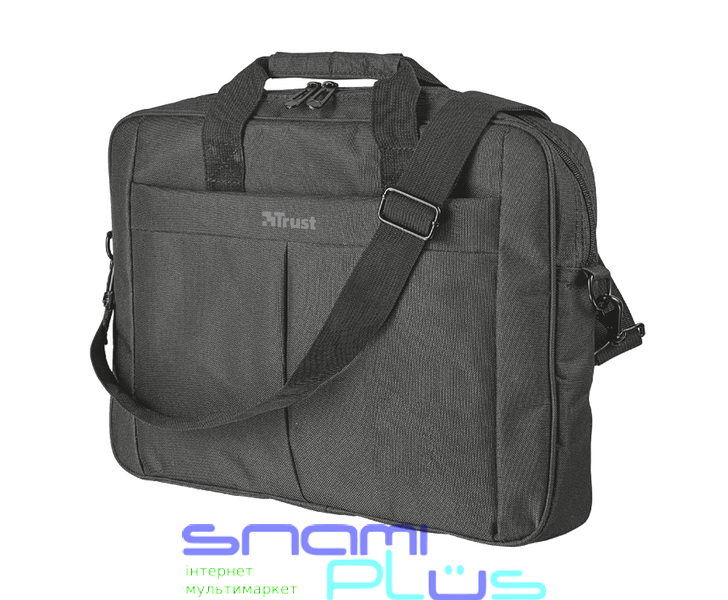 Сумка 16' Trust Primo Carry Bag, Black, поліестер, 39 x 32 x 6.5 см (21551) 188986 фото