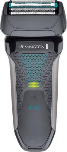 Електробритва Remington F5000 Style Series F5, Black, сухе гоління, сіткова (вібраційна) система, насадка-стайлер, насадка-тример, 6 насадок гребнів, робота від акумулятора, відкидний триммер, LED індикація заряду, чищення під струменем води 259639 фото