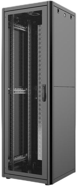 Шафа серверна, підлогова, 36U, 19', Mirsan 'GTN', Black (RAL 9005), 600 х 600 мм, IP20, перфоровані двері, вентиляційні отвори, до 1000 кг (MR.GTN36U66DE.01_PRF63) 282934 фото