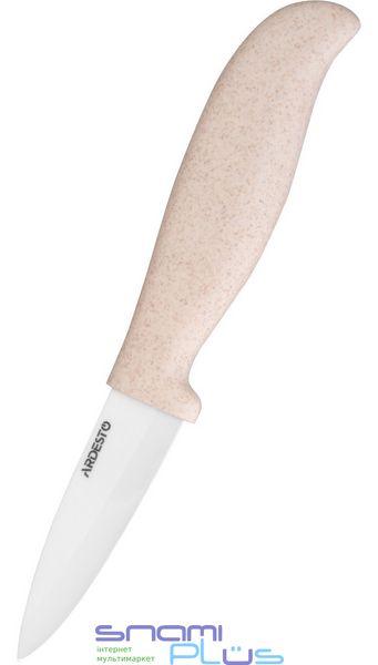 Нож кухонный Ardesto Fresh AR2118CS, Beige, длина лезвия 7.5см, для овощей и для чистки, материал лезвия керамика, материал рукоятки пластик, нельзя мыть в посудомоечной машине 261401 фото