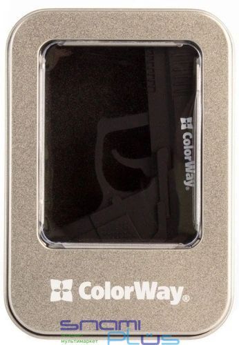 Флеш накопичувач USB 64Gb ColorWay "Pistol", Black, USB 3.0 (CW-USBPL64) 319181 фото