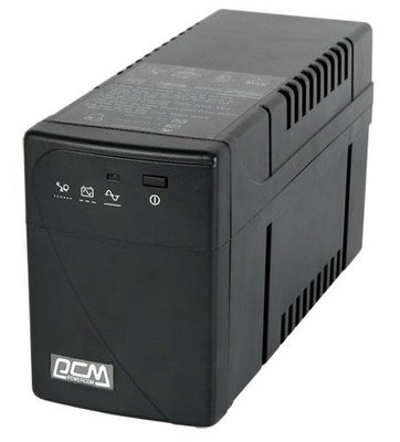 Джерело безперебійного живлення PowerCom BNT-600A Schuko Black, 600 ВА, 360 Вт, лінійно-інтерактивний, AVR, 1 розетка (Schuko), батарея 12В/7.2Ач x 1 шт 127213 фото