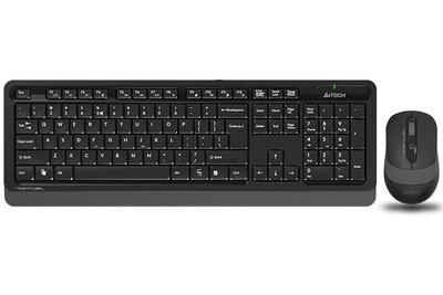 Комплект бездротовий A4tech Fstyler FG1010, Black+Grey, клавіатура+миша 176050 фото