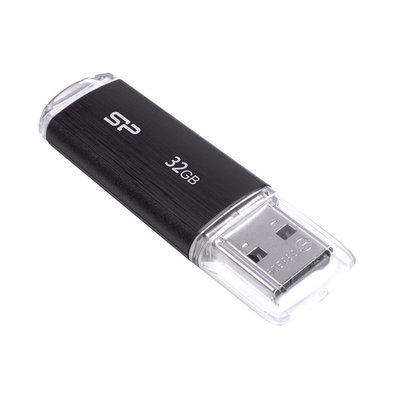 USB Flash Drive 32Gb Silicon Power Ultima U02, Black (SP032GBUF2U02V1K) 131863 фото