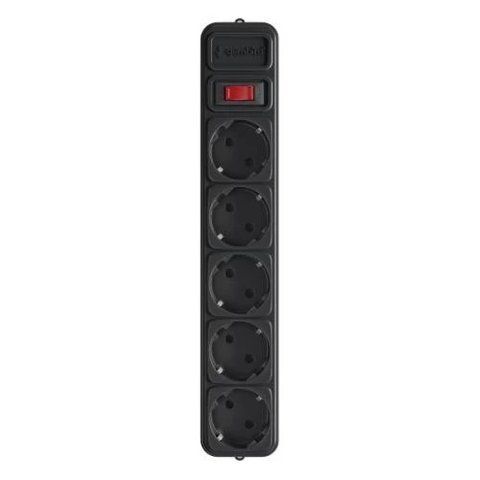 Фильтр сетевой Gembird, 5 розеток, 1.8 м, Black (SPG5-G-6B) 209346 фото