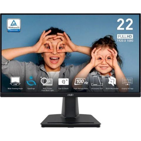 Монитор 21.45" MSI PRO MP225V, Black 307094 фото