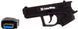 Флеш накопичувач USB 64Gb ColorWay "Pistol", Black, USB 3.0 (CW-USBPL64) 319181 фото 2