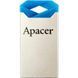 Флеш накопитель USB 64Gb Apacer AH111, Silver/Blue, USB 2.0 (AP64GAH111U-1) 211332 фото 2