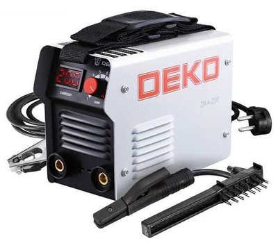 Зварювальний інвертор Deko DKA-200G, 220V, 4.1 кВт 233438 фото