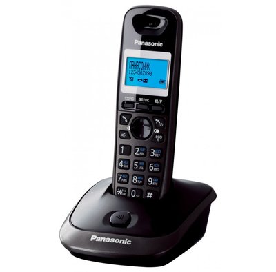 Радіотелефон Panasonic KX-TG2511UAT Titan, АВН, Caller ID (журнал на 50 викликів), спікерфон на трубці, поліфонічні мелодії дзвінка, повторний набір номера, телефонний довідник (50 записів) 119154 фото