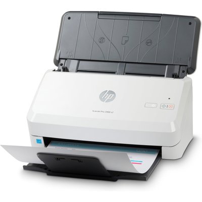 Документ-сканер HP ScanJet Pro 2000 s2, White/Black, CIS, до 600 dpi, 24 біт, до 35 стор/хв, USB 3.0, 300x410x310 мм, 2.7 кг (6FW06A) 206501 фото