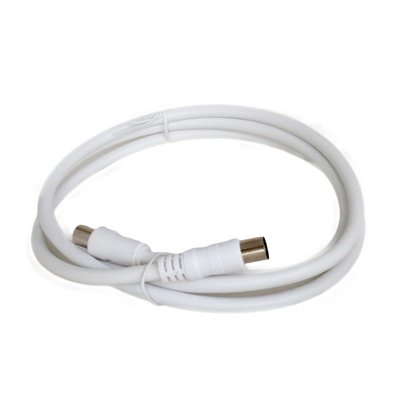Антенний кабель-подовжувач Extradigital, White 75 Ом, 1.5 м (KBV1793) 212678 фото